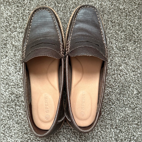 Sperry Dark Brown Loafers - Picture 2 of 4